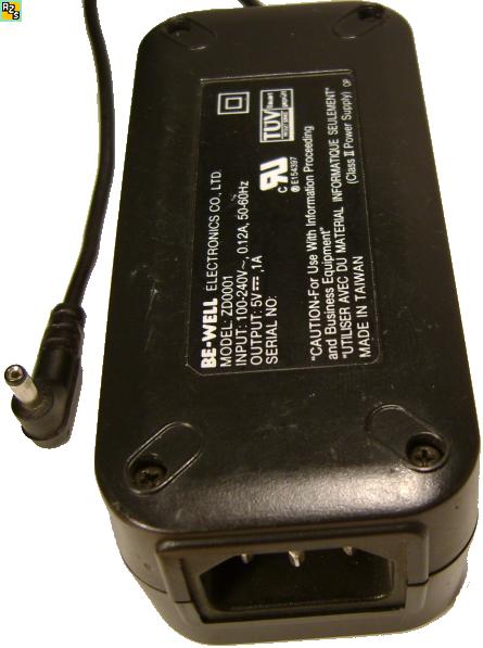 Likströmsadapter ZD0001, AC-DC 5V/ 1A