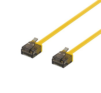 (UUTP-2041 )Deltaco Flat U/UTP network Cat6 1m (Vit)
