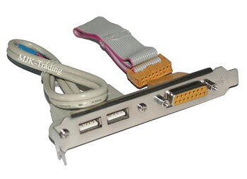 Asus (14-000012228) Gameport + 2x USB 2.0 Bracket