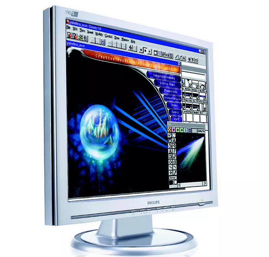Philips LCD monitor 190S6FS 48 cm (19) SXGA( Använt, Full fungerande), Ej garanti