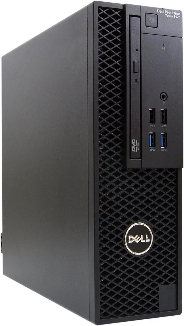 Refurbrished DELL Precision 3420, Intel Xeon E3-1270, 32GB DDR4, 512GB M.2 SSD, NVIDIA Quadro K420, DVD, Win 11 Pro