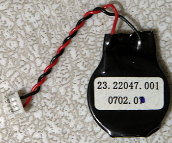 CMOS BIOS Batteri 3 Pin 2 Kabel 3V