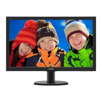 Philips 24 LED 240V5QDAB, 1920x1080, Speakers, VGA/DVI/HDMI