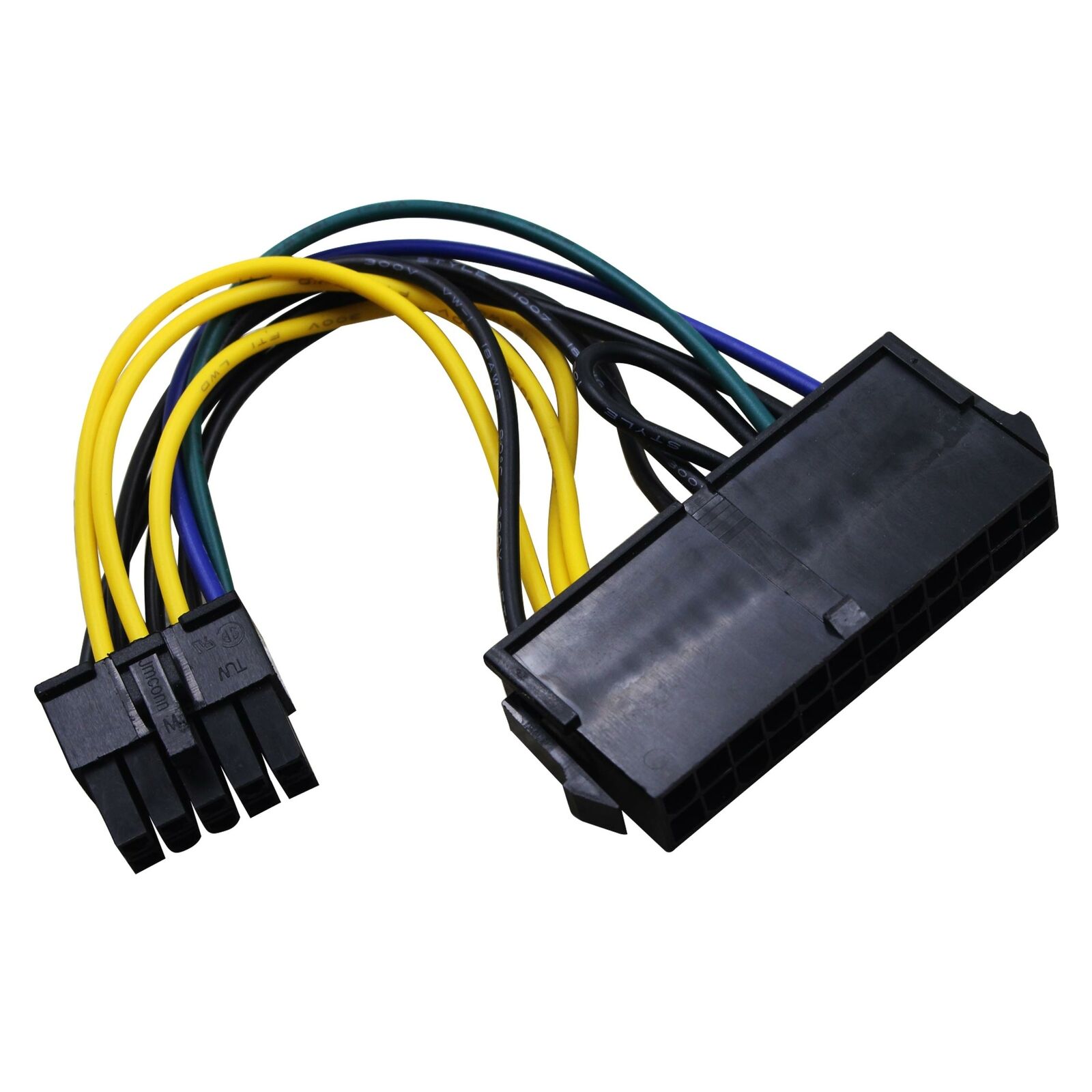 24-Pin Female to 10-Pin Male ATX Main PSU Power Supply Adapter, 24Pin Till 10Pin, ATX24 till ATX10