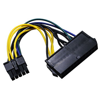 24-Pin Female to 10-Pin Male ATX Main PSU Power Supply Adapter, 24Pin Till 10Pin, ATX24 till ATX10