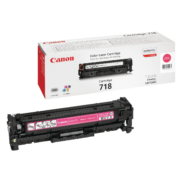 CANON 718 toner cartridge Magenta standard capacity 2.900 LBP7200