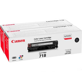 CANON 718 toner cartridge Svart standard capacity 2.900 LBP7200