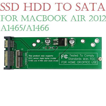 SSD HDD to SATA adapter Card for 2012 11 13 MacBook Air A1465 & A1466