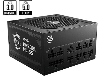 MSI MAG A850GL PCIE5 850W PSU, Full Modula
