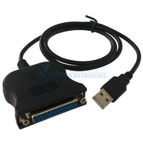 (390986662669) USB Till Parallel DB25 Female, Man kan använda till skrivare som saknar USB anslutning
