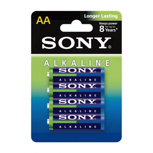 Sony Batteri AM4L-B4D (AAA), 4st i förpakningen, Longer Lsting Alkaline 1,5V