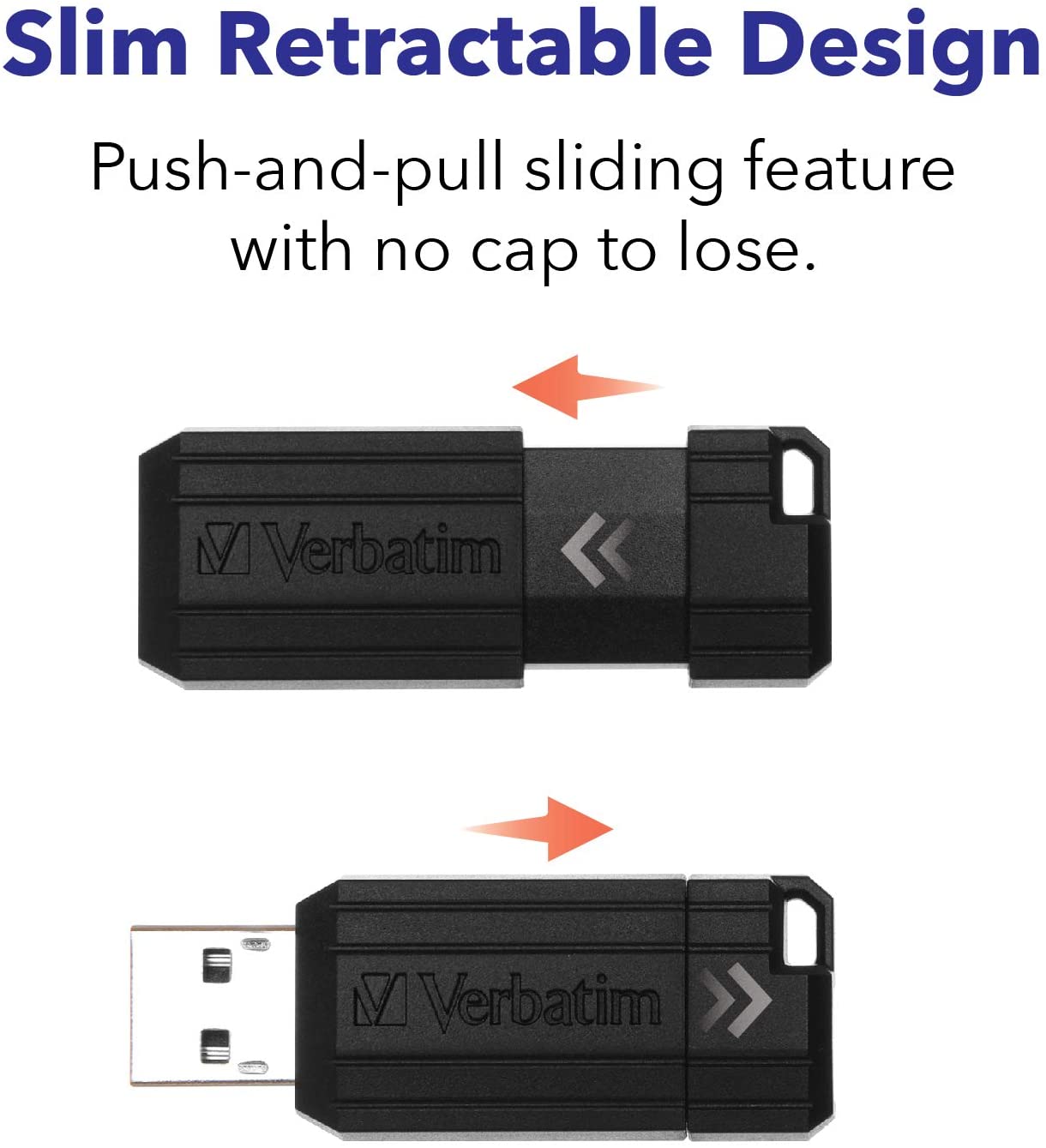 Verbatim PinStripe USB-Stick 8GB, lättare och praktiskt stick med
