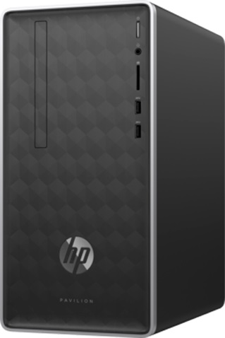HP Pavilion 590-A0005no, MD A9 9425, 256GB M.2 SSD disk, 8 GB DDR4 RAM-minne, Radeon R5 grafikkort, Win 11 Pro