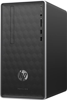 HP Pavilion 590-A0005no, MD A9 9425, 256GB M.2 SSD disk, 8 GB DDR4 RAM-minne, Radeon R5 grafikkort, Win 11 Pro