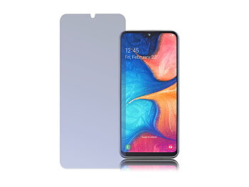 Galaxy A20e 4Smarts Skärmskydd, Gjord i härdad glas, enkel montering