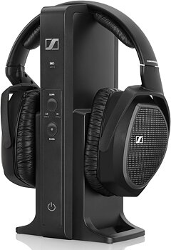 SENNHEISER, RS 175 Svart, Trådlös Hörlur för TV och andra enheter