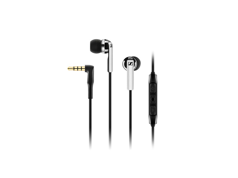 Sennheiser CX 2.00i - Black, Högkvalitativ headset med ett levande och basdrivet ljud