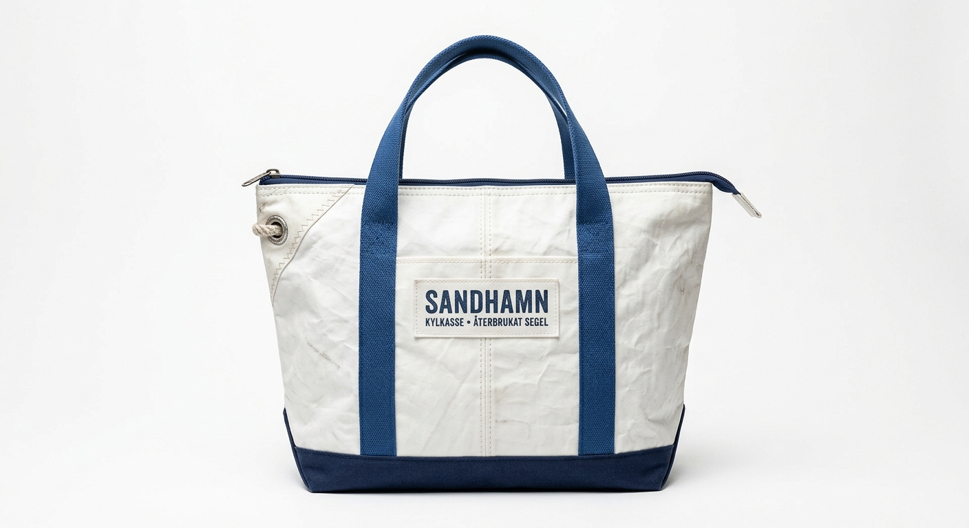 Kylkasse Sandhamn - Maritim Elegans av Återbrukat Segel
