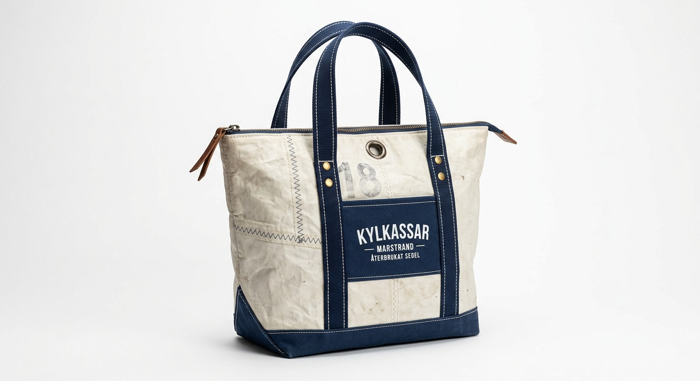Marstrand Premium Kylkasse - Återbrukat Segel