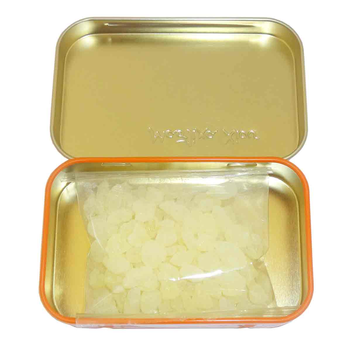 Greek Natural Chios Mastic Mastiha Medium Tears 20g P.D.O. metall box - 2