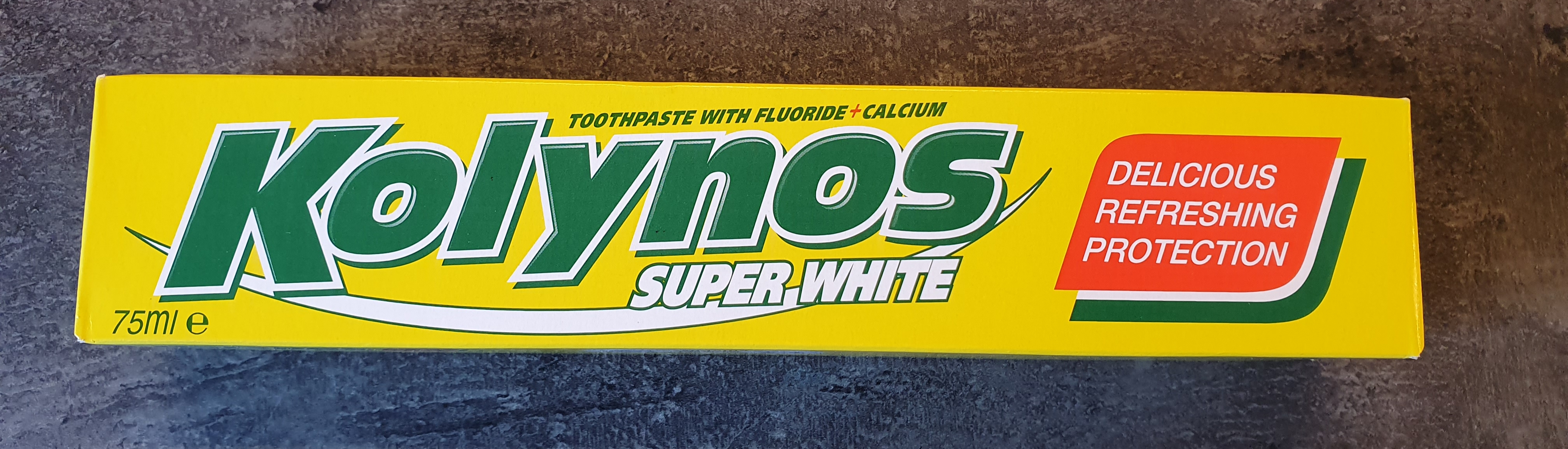 Kolynos toothpaste super white 75ml