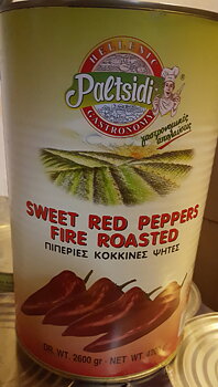 Röd grillad paprikor 4,2kg