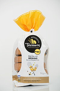 BARLEY RUSK P.G.I. KRITHINO, 600g from Crete, Tsatsakis