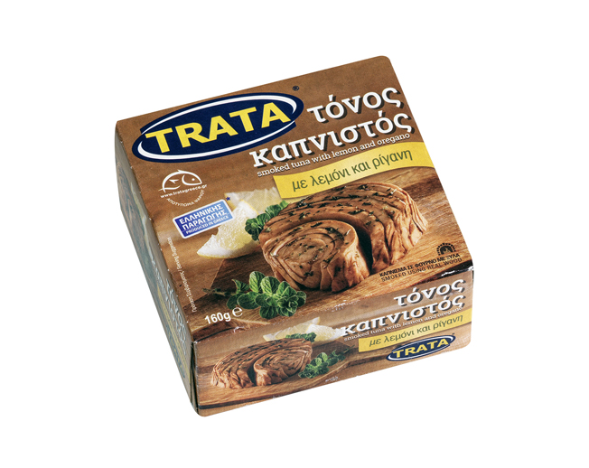 TRATA smoked tuna with lemon and oregano, 160gr
