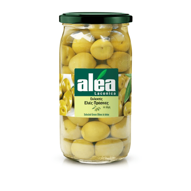Olives green in salt stock, 200g, ALEA,