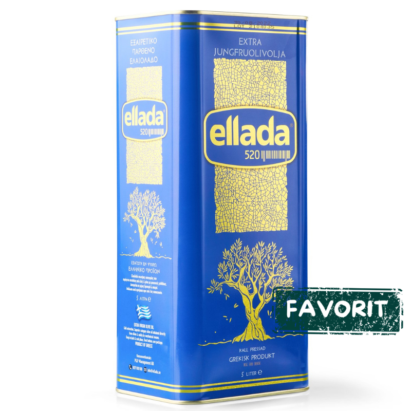 (Favorite) Extra Virgin Olive Oil - Ellada from Peloponissos - 5 Liter, 2pcs canisters (Free Shipping) - 2