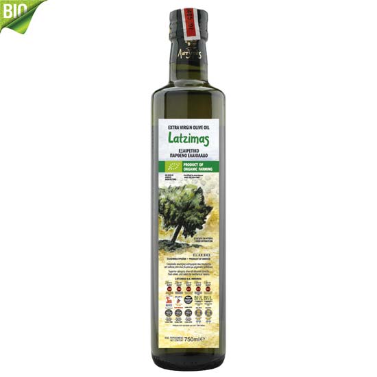 Latzimas, ORGANIC, extra virgin olive oil, 750ml