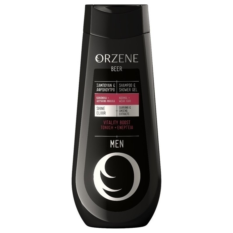 Orzene Beer Shampoo & Shower Gel Vitality Boost Men 400ml