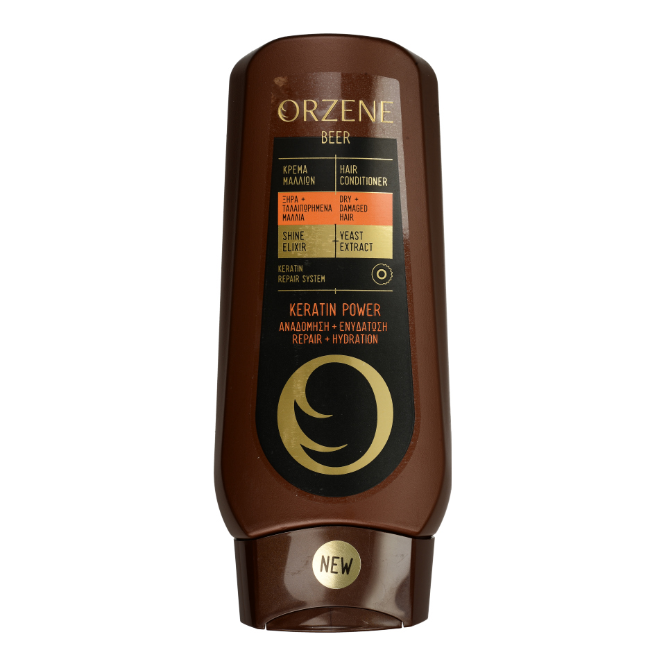 Orzene beer hair conditioner damaged dry hair Keratin power 250ml