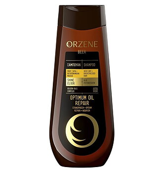 Orzene beer shampoo optimum oil for dry/damaged hair 400ml