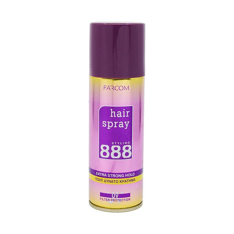 Farcom hair spray 888, extra strong hold 200ml