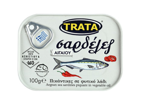 Sardines spicy in vegetable oil Trata 100g