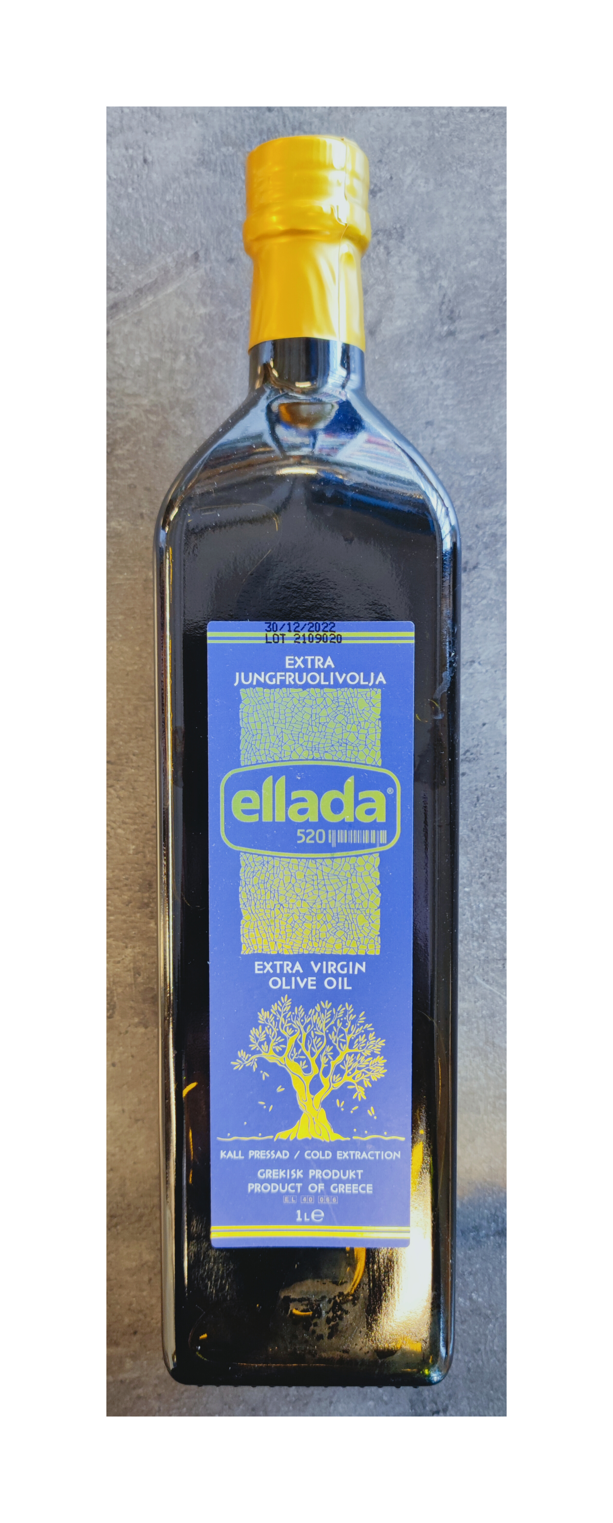 Olive oil, extra virgin olive oil 1L, ELLADA520, - 3