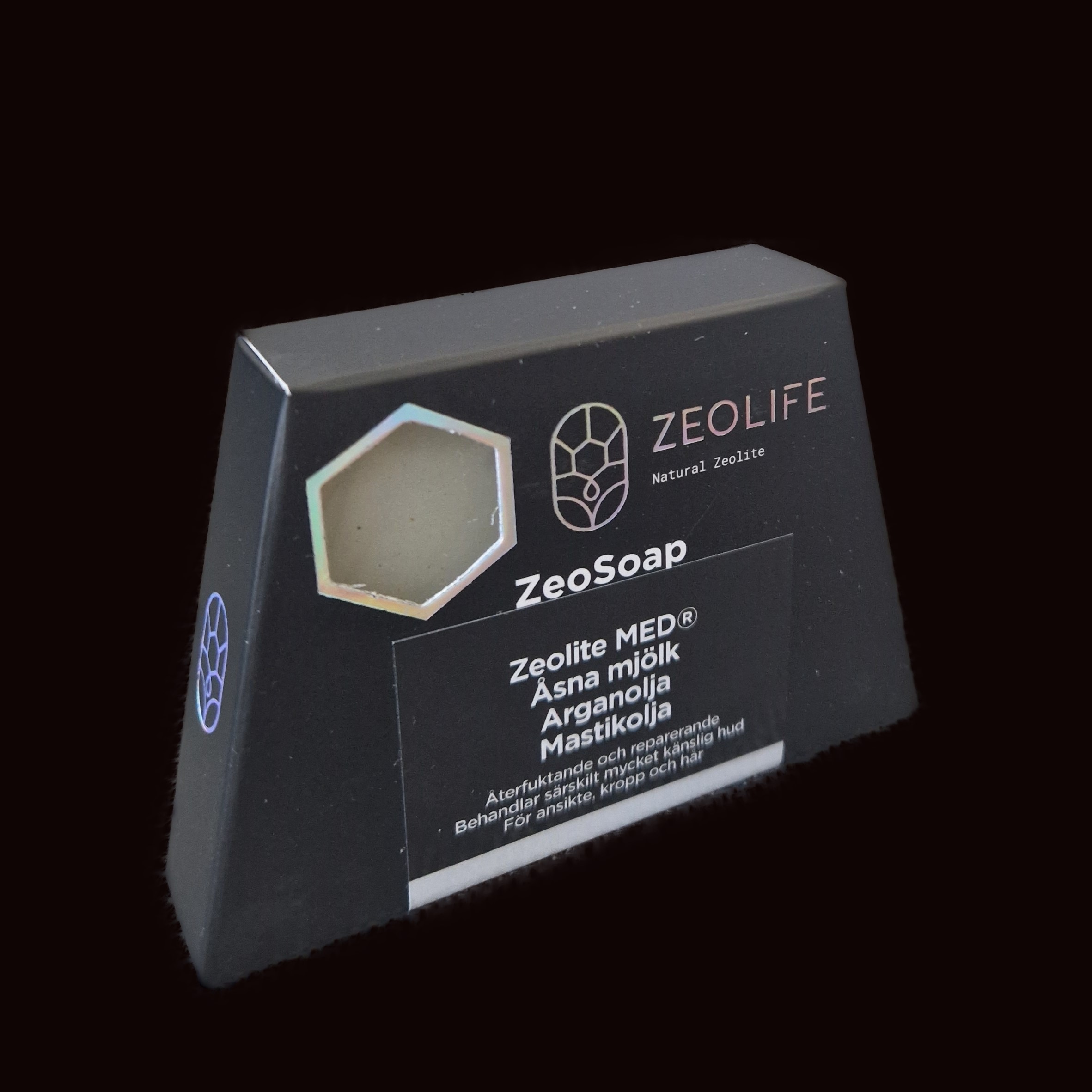 MED® zeolite soap, with donkey milk, aeganol oil and mastic oil - 2