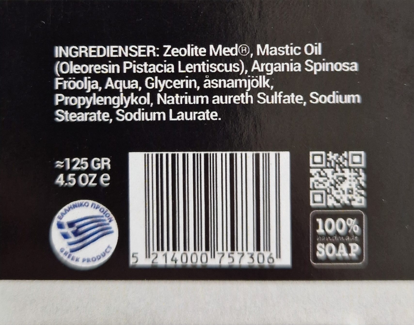 MED® zeolite soap, with donkey milk, aeganol oil and mastic oil - 3