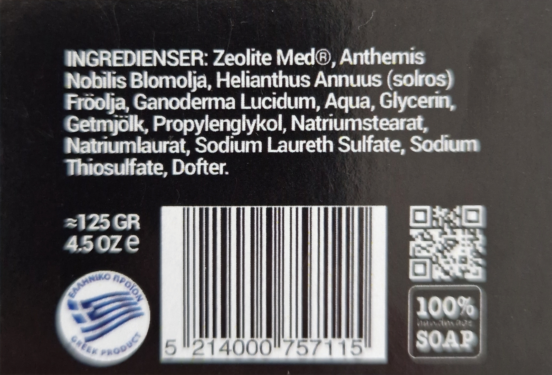MED® zeolite soap, with ganoderma lucidum, goat milk and chamomile oil - 3