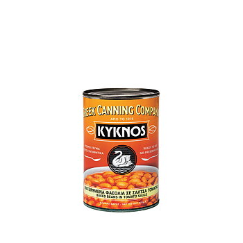 Kyknos, vita bönor i tomat sås 420g