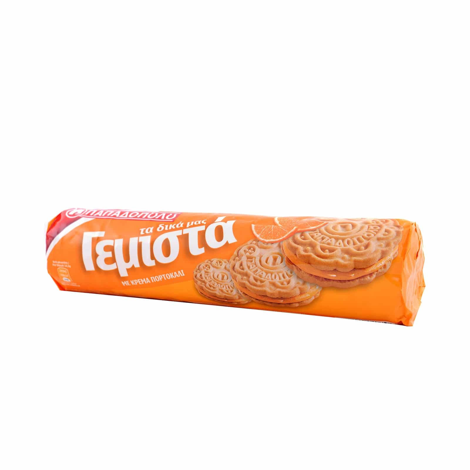 kex med apelsinkräm Papadopoulos 200g