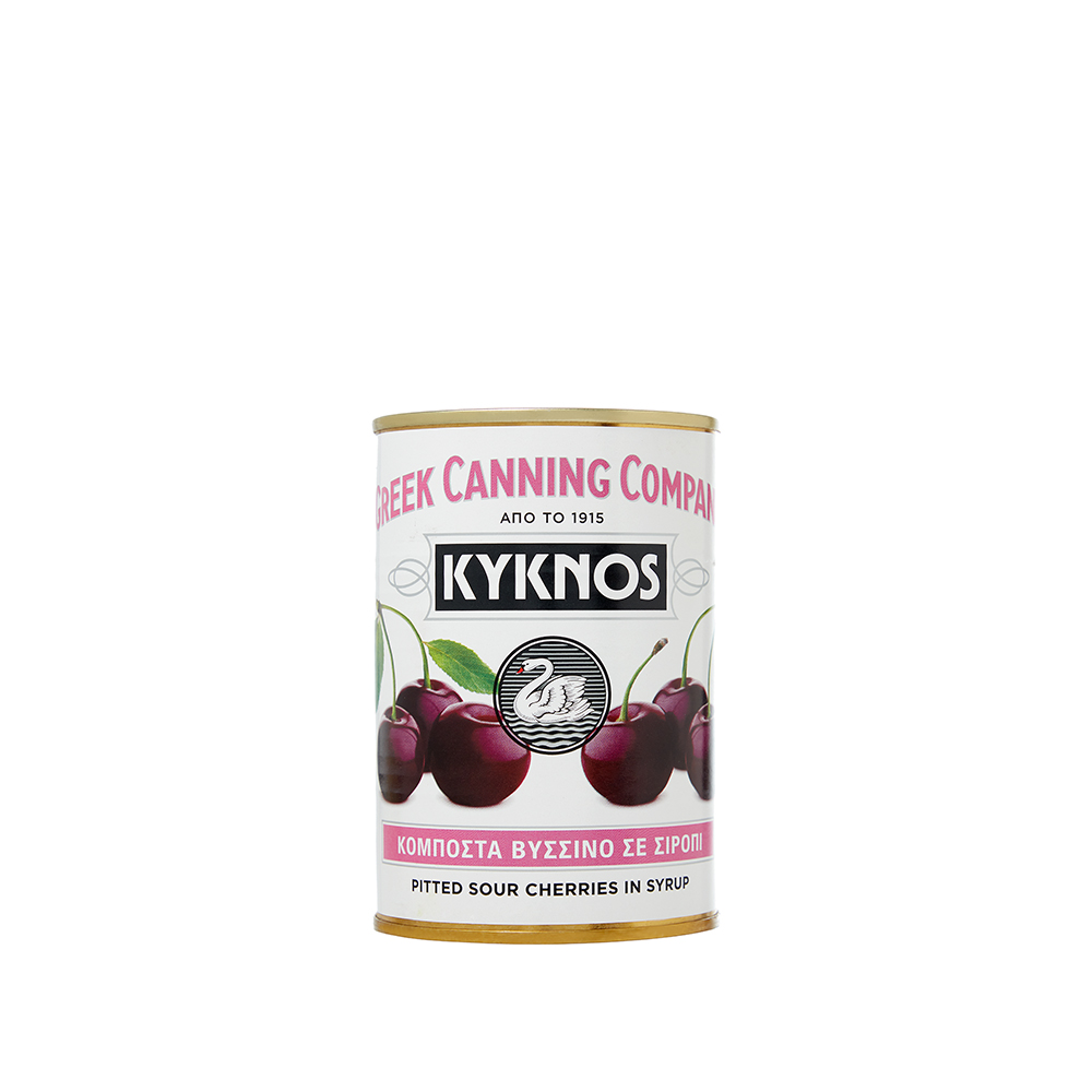 Kyknos, sour cherry mountain in light syrup 425g