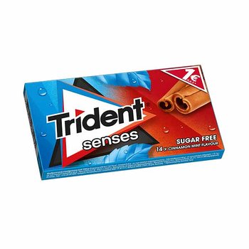 Trident senses tuggummi sugar free 14-bitar cinnamon mint flavour 