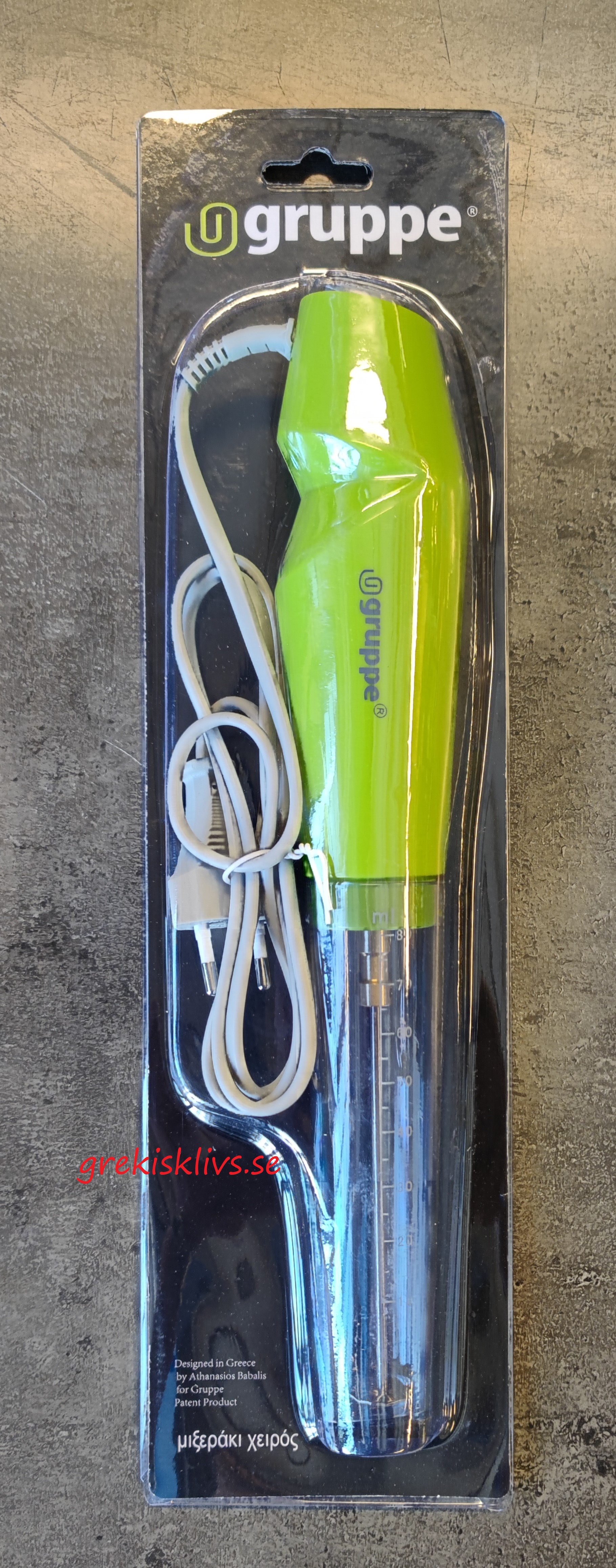handmixer till frappé, elektrisk, GRUPPE 30W, grön 