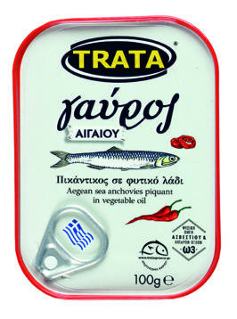 ANCHOVIES TRATA piquant in vegetable oil 100g