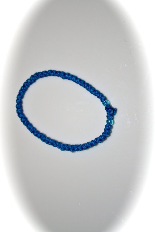 Bracelet from monastery blue