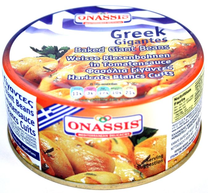 elephant beans in tomato sauce 280g, onassis