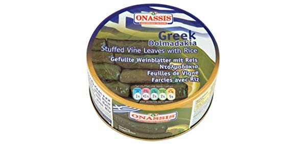 vine leaf dolmades with rice, 280gr, "ONASSIS", without preservatives - 2