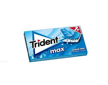 Trident max tuggummi sugar free 14-bitar peppermint  flavour 